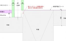 RC造の場合の床段差と梁の関係